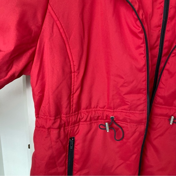 BNWT ANNE DE LANÇAY RED WOMENS PADDED LADIES GIRLS HOOD JACKET COAT PARKA XL - Picture 10 of 14